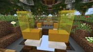 Players must jump and land according to the next block's size and placement in Minecraft (Image via Mojang)